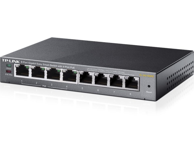 TP-Link 8p TL-SG108PE (8x10/100/1000Mbit, 4xPoE+) - 359600 - zdjęcie 3